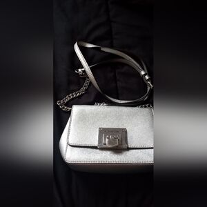 Michael Kors Pre-owned Silver Crossbody Bag